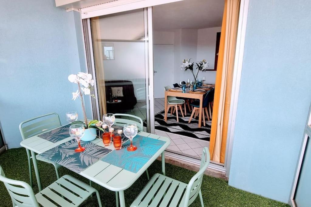 Le Marty 7 Vue Mer Centre Terrasse Garage Piscine Climatisation Sète Dış mekan fotoğraf
