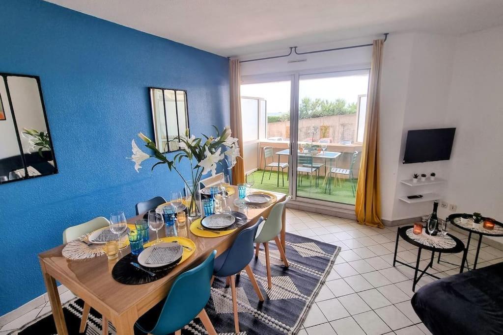 Le Marty 7 Vue Mer Centre Terrasse Garage Piscine Climatisation Sète Dış mekan fotoğraf