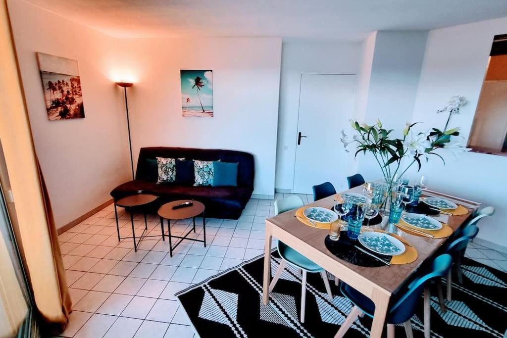 Le Marty 7 Vue Mer Centre Terrasse Garage Piscine Climatisation Sète Dış mekan fotoğraf